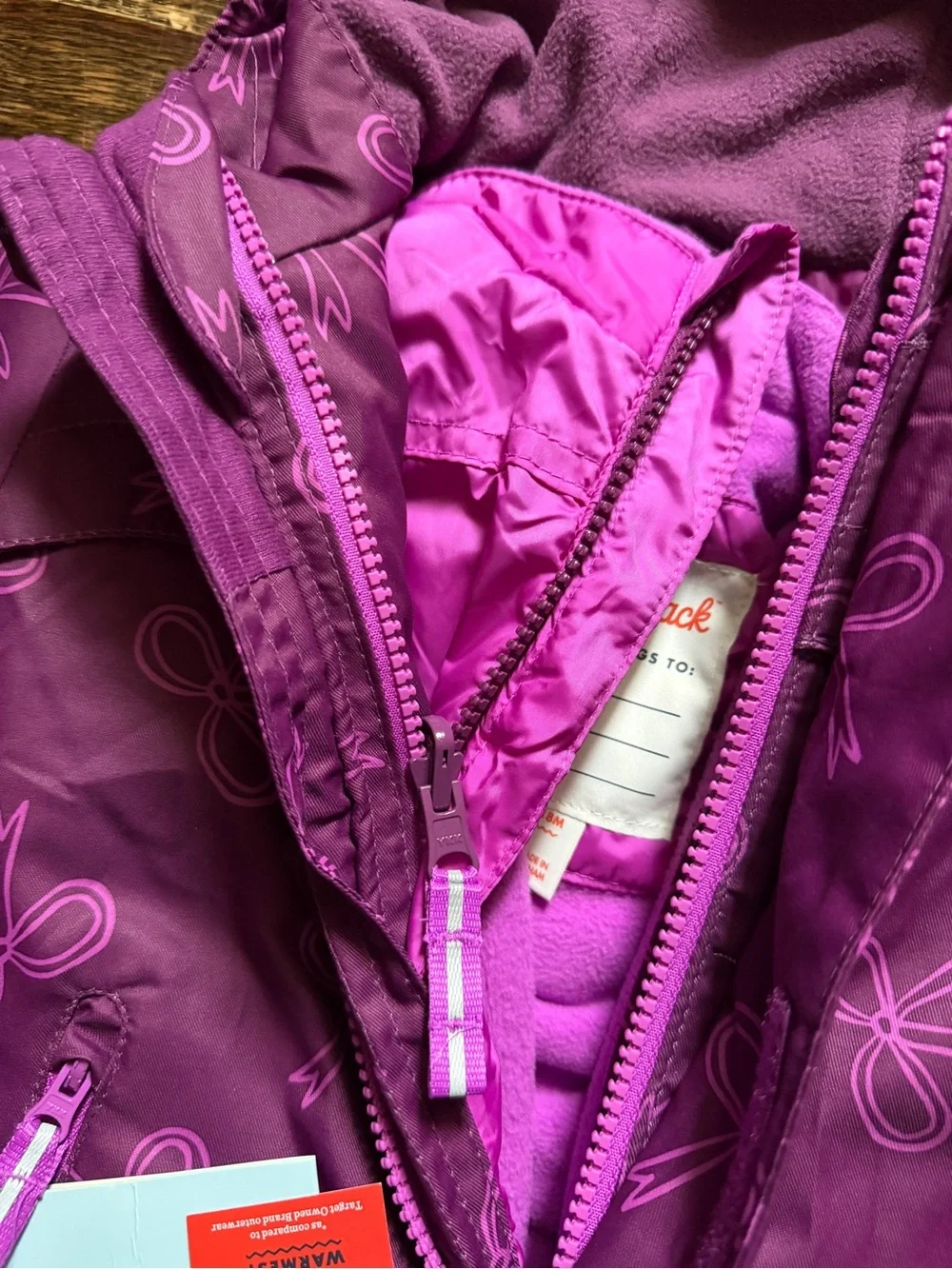 Cat & Jack warmest purple